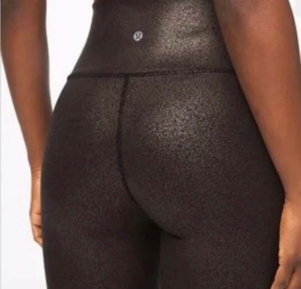 Lululemon Wunder Under High-Rise Tight 28" Foil - Metallic Bronze (Size 4)